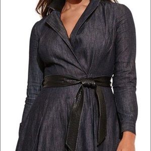Ralph Lauren Belted Denim Dress Size 8